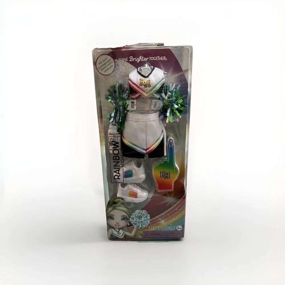 Rainbow High Pep Rally Fashion Pack Doll Clothes Uniform Shoes Cheerleader